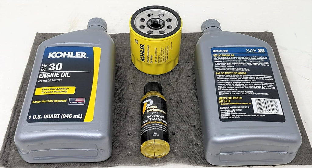 SAE30 Oil Change Kit with Oil Filter and Fuel Treatment S432040
