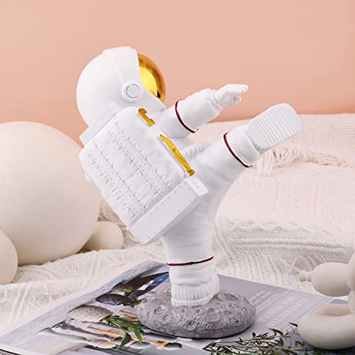 Astronaut Statue Gold Desk Decor X411