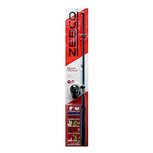 Spincast Reel and Fishing Rod Combo, Fiberglass Rod with EVA Handle, Pre-Spooled, Includes Tackle Pack A60166