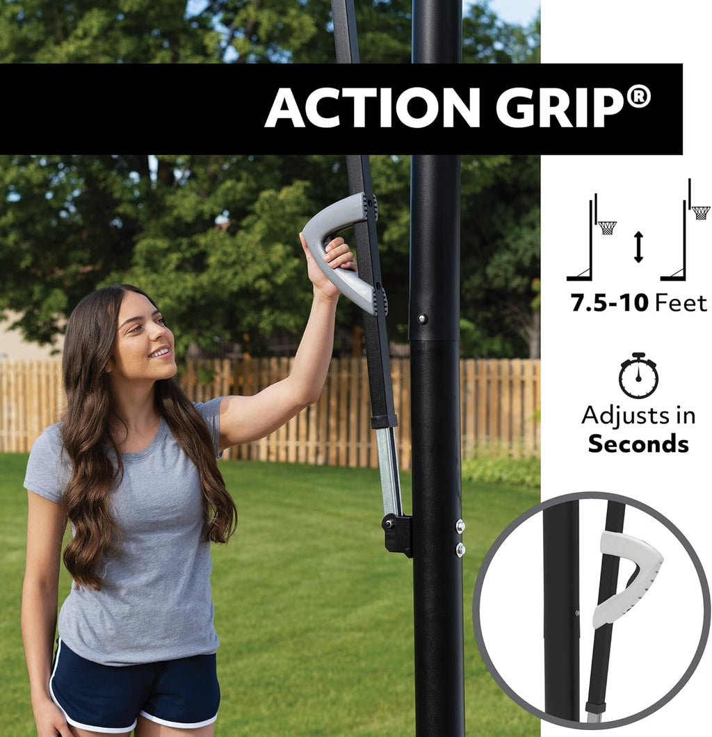 50 Inch Shatter Proof Portable Basketball Hoop L575