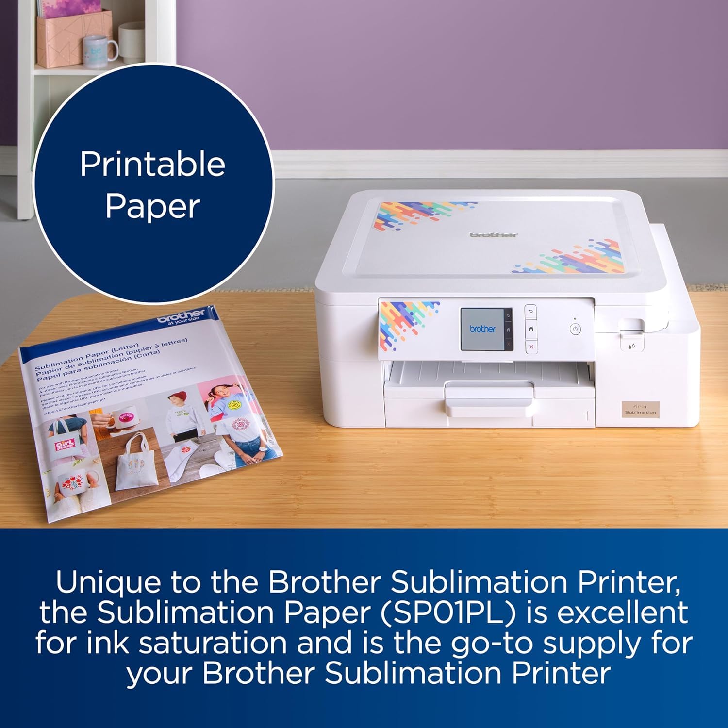 Sublimation Printer and Mug Heat Press Bundle with 6 Mugs and 6 Glasses U170705