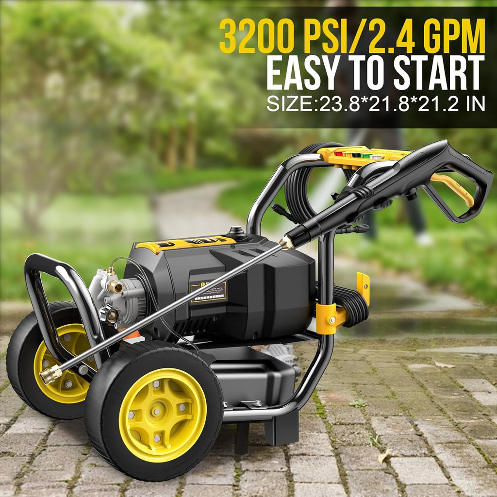 Electric Pressure Washer, 3200 PSI, 2.4 GPM, 30ft Hose C71802