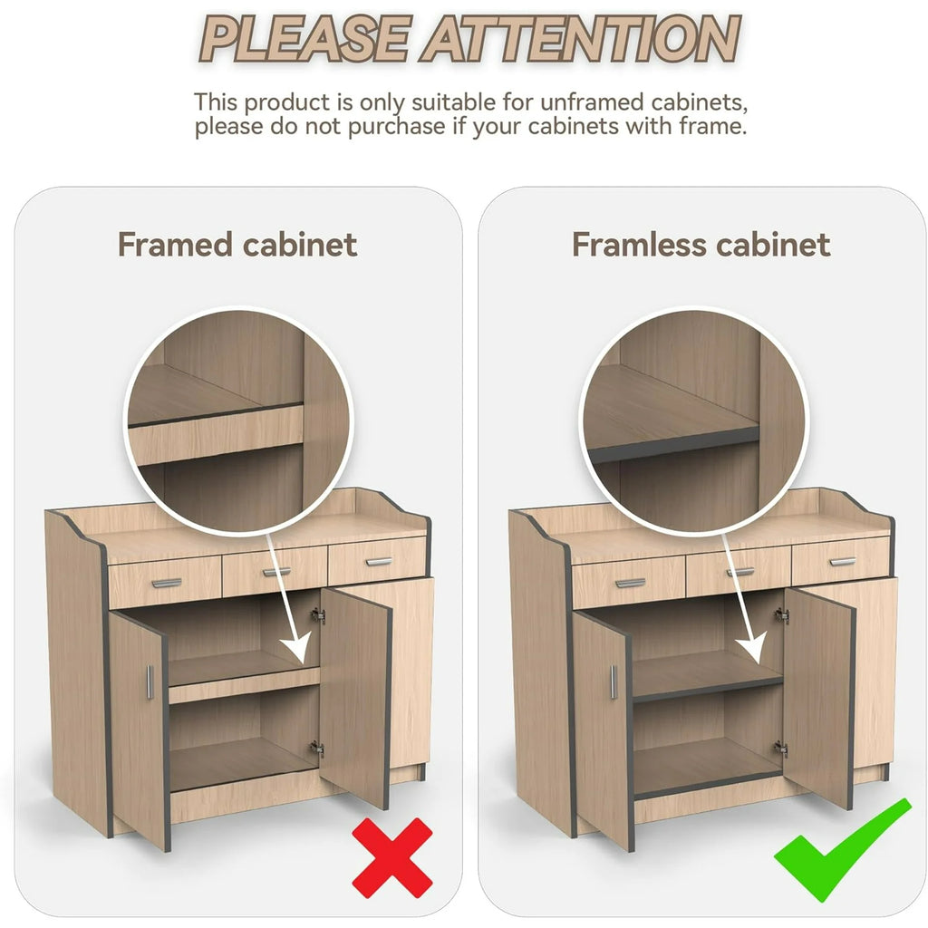 Expandable Pull Out Cabinet Organizer Adhesive, 2 Pack W451