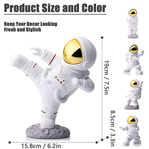 Astronaut Statue Gold Desk Decor X411