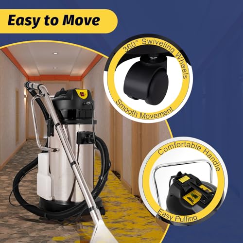 40L Commercial Carpet Extractor for Car Detailing and Upholstery B7045