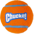 Chuckit Dog Tennis Ball Dog Toy, Medium (2.5 Inch Diameter) for dogs 20-60 lbs, Shrink Wrap Pack of 2