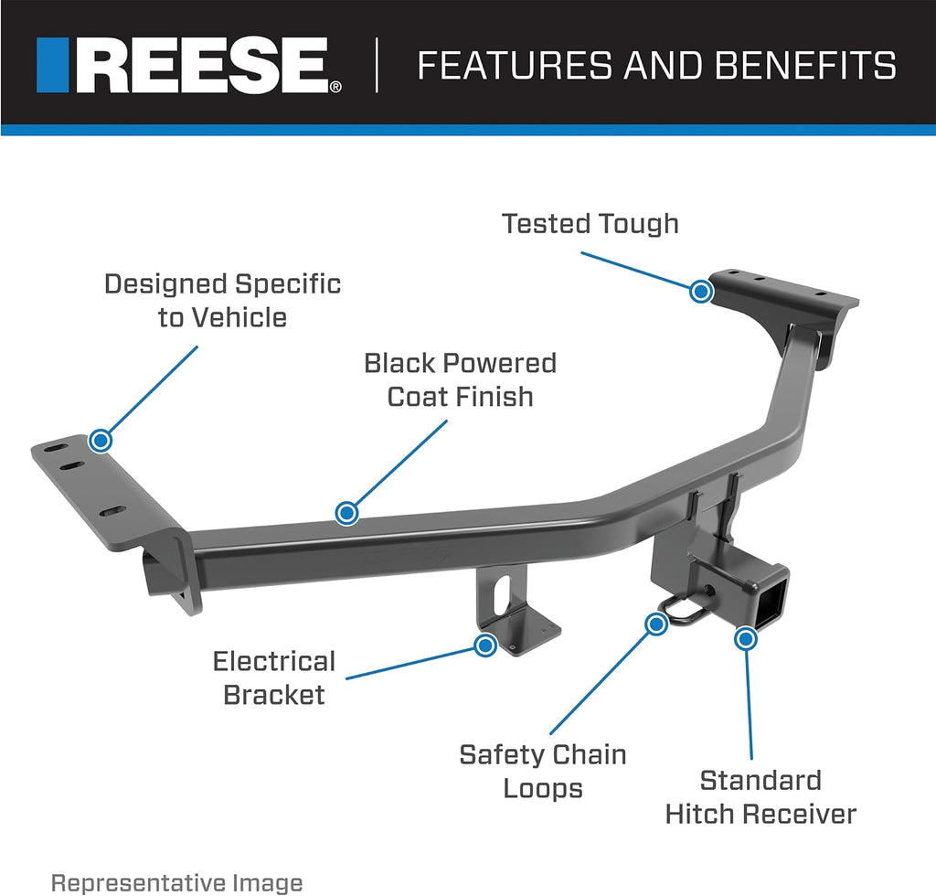 Class III Custom-Fit Hitch with 2" Square Receiver I7094
