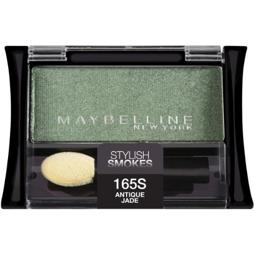 Maybelline New York Expert Wear Eyeshadow Singles, Antique Jade 165 High-pearl, 0.09 Ounce