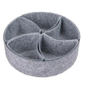 Drawer Organizers Dividers Drawer Divider Storage Bins Desk Organizer Catchall Tray Vanity Drawer Organizer Storage,1 x Felt Drawer Organizer,Gray