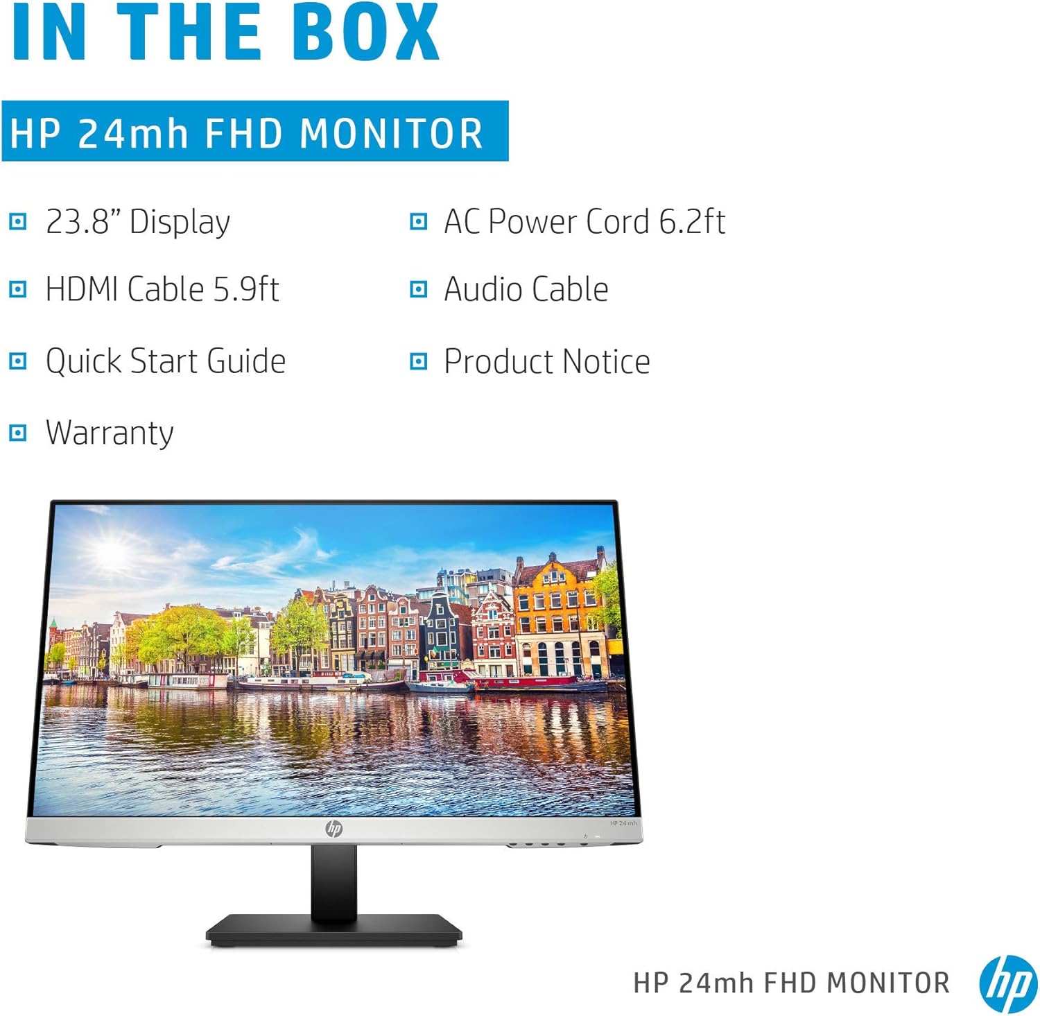 23.8-Inch FHD IPS Monitor with Built-In Speakers and VESA Mounting I628