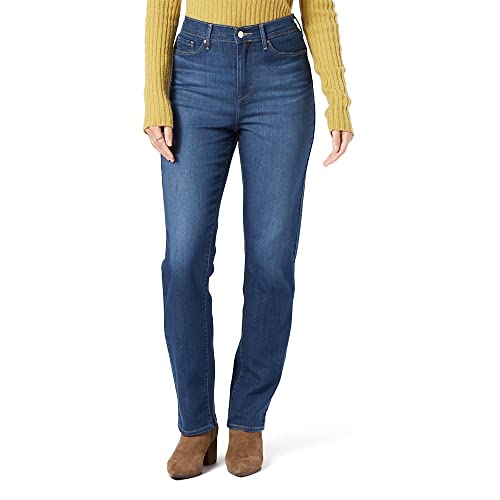 Signature by Levi Strauss & Co. Gold Women's High-Rise Straight (Standard and Plus)