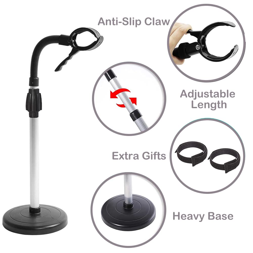 360 Degree Rotating Hair Dryer Stand with Heavy Base, Adjustable Height B532
