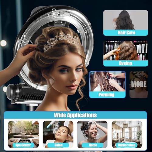 Infrared Hair Dryer for Salon, Wall Mount Hair Color Processor 1250W K30934