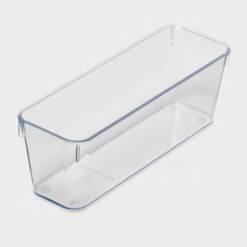 3&amp;#34;x9&amp;#34; Drawer Flatware Organizer - Clear PETG In-Drawer Silverware Tray, Contemporary Style
