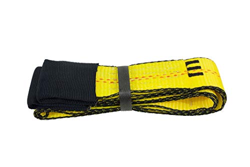 2"x144" Car Tie Down Straps with Ratchet Snap Hooks & Tire Straps, 3,333 LBS WLL Y33002