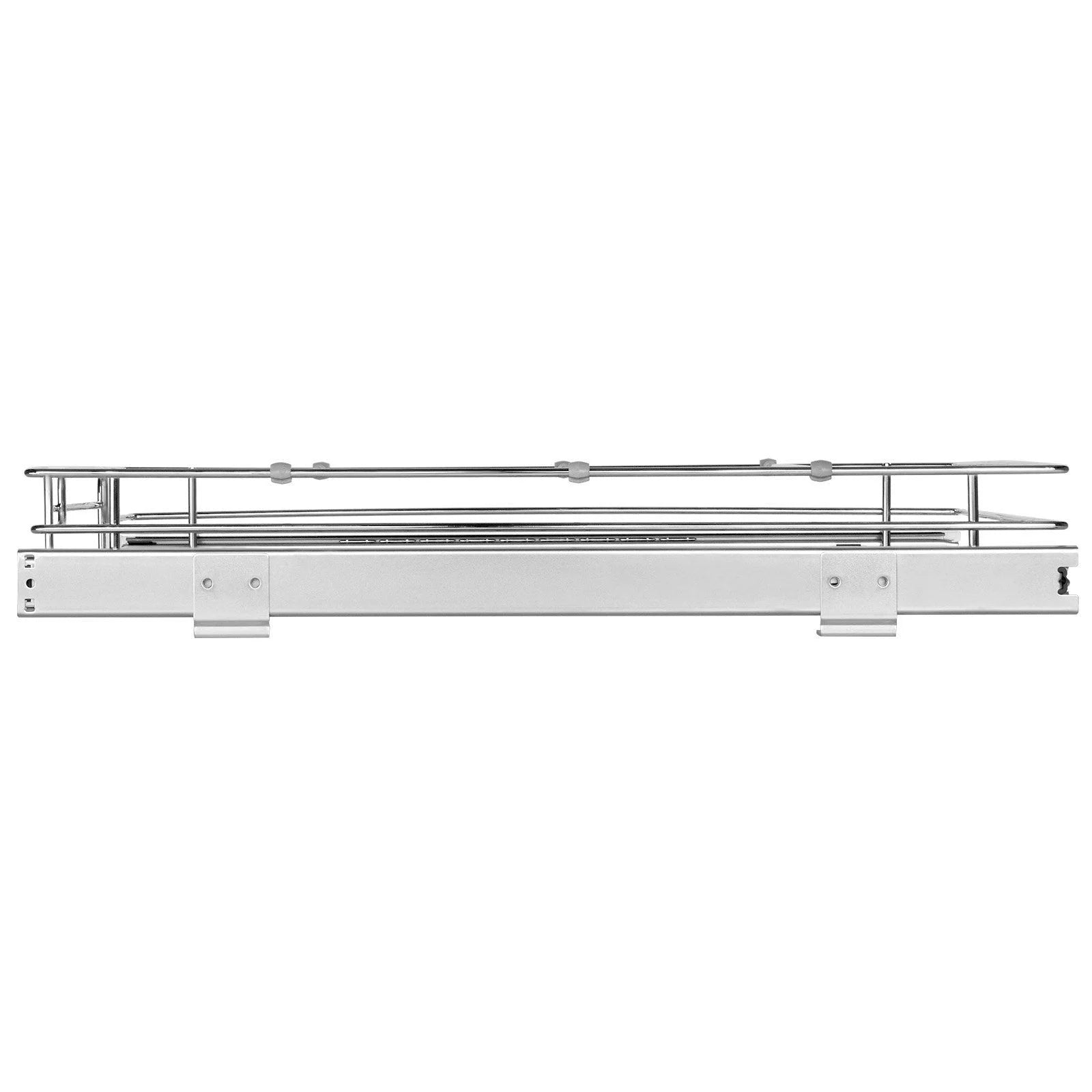 Heavy Duty Pull Out Cabinet Organizer, Chrome Steel Sliding Shelves U879582