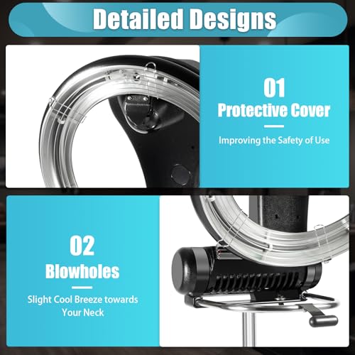 Infrared Hair Dryer for Salon, Wall Mount Hair Color Processor 1250W K30934