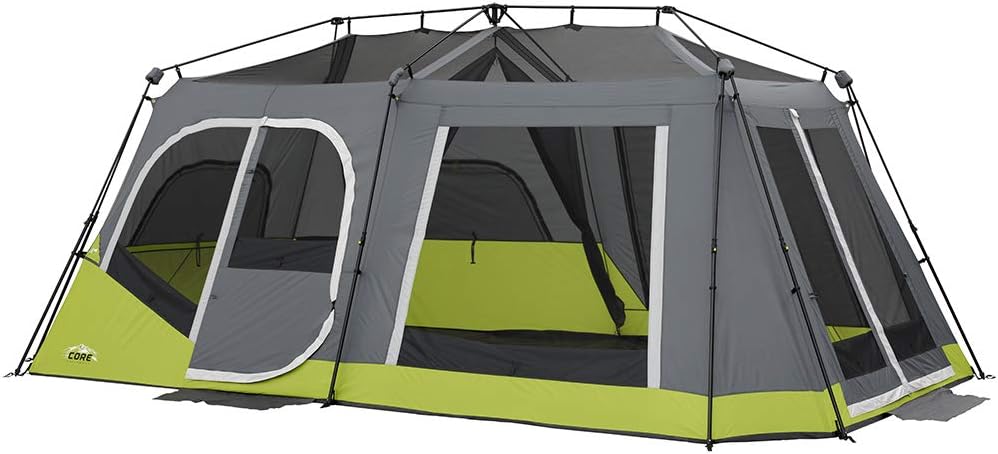 12 Person Instant Cabin Tent with 3 Rooms for Family Camping M435