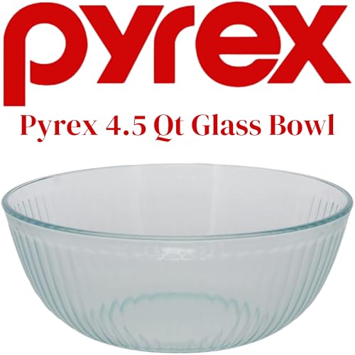 Glass Mixing Bowl with Blue Lid Z2629