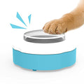 PETGEEK Automatic Treat Dispenser with Remote Button - Puzzle Memory Training Activity Toy- IQ Training Feeder for Dogs & cats (Blue)