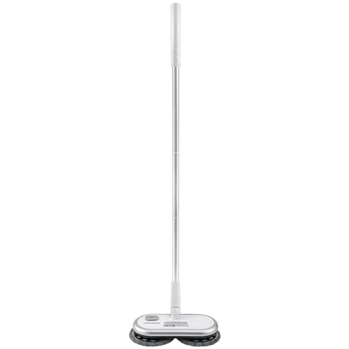 Cordless Electric Spin Mop with Dual Spinning Heads for Hardwood, Tile, and Bathroom Floor Cleaning B51780