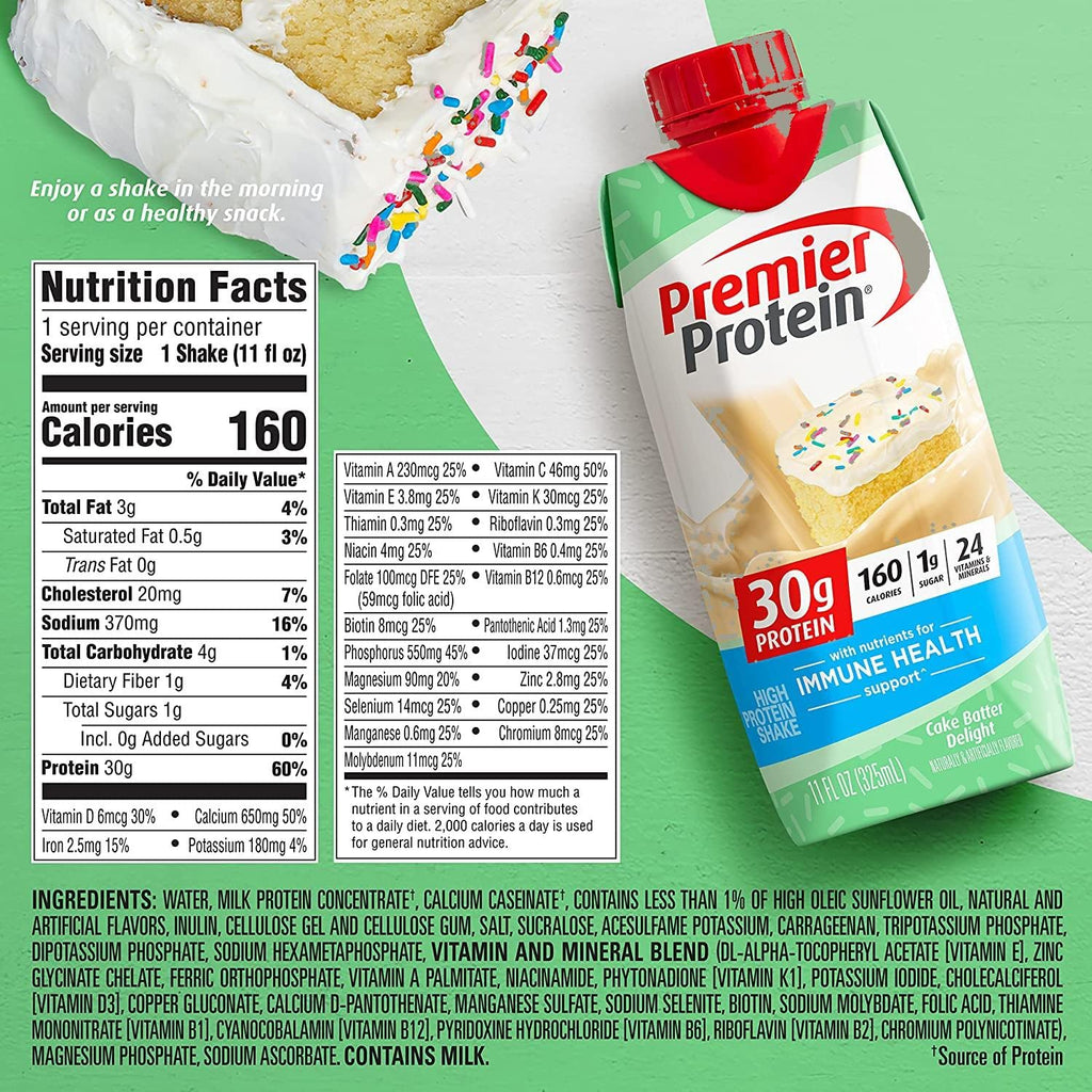 High Protein Shakes Variety Pack, 11 Fl Oz, 12 Count D770887