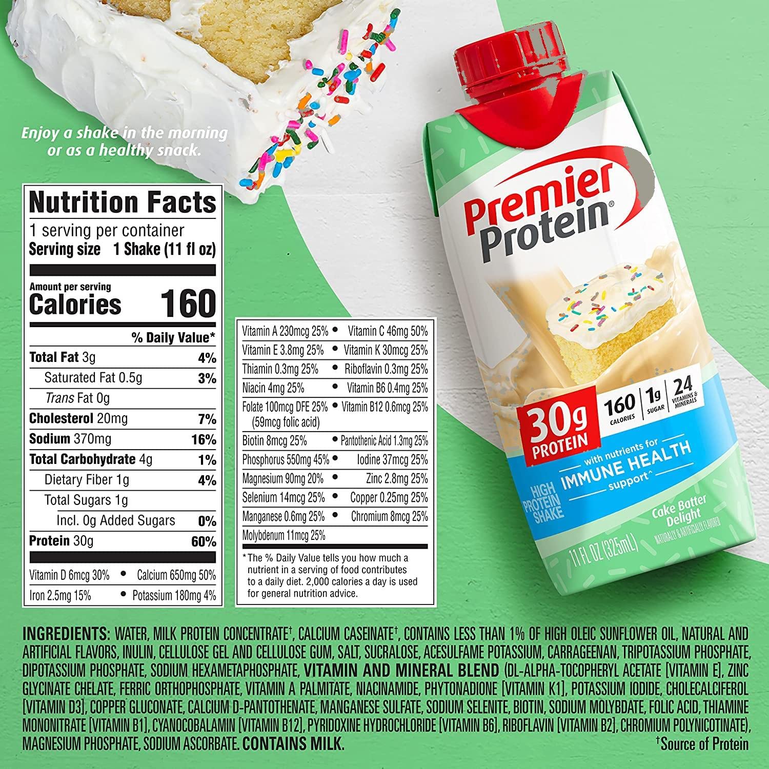 High Protein Shakes Variety Pack, 11 Fl Oz, 12 Count D770887