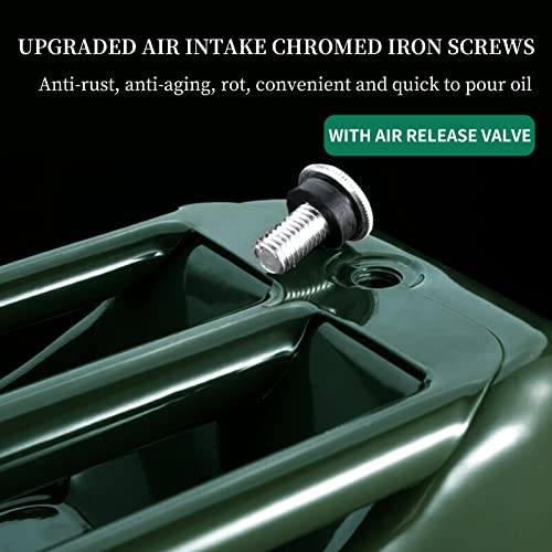 5 Gallon Metal Jerry Can - 20L Green H177514