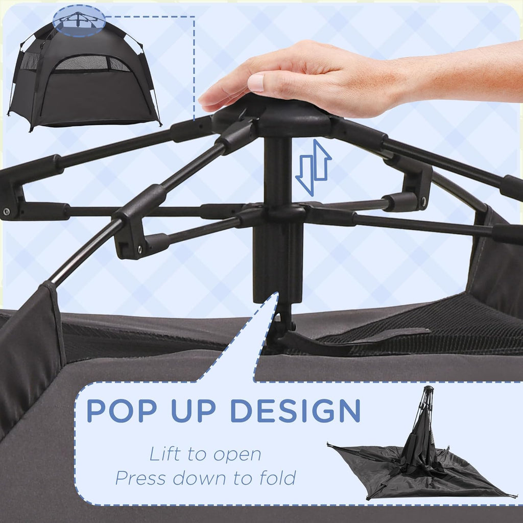 Pop Up Dog Tent for Large Dogs, Portable Pet Camping Tent with Carrying Bag N600197