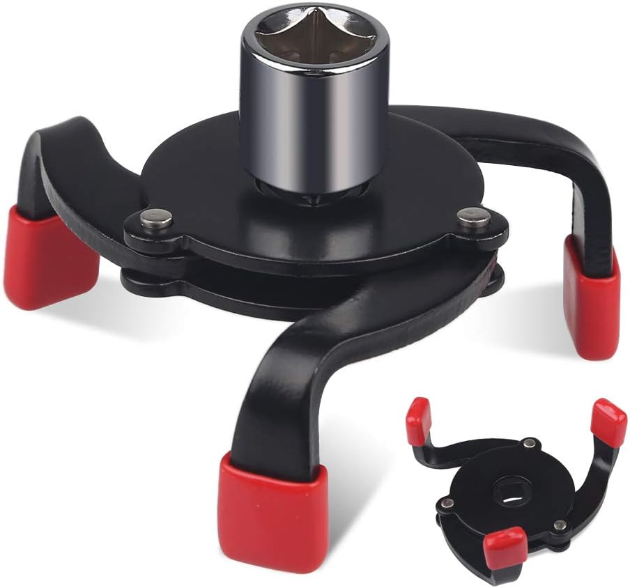 Adjustable 3 Jaw Oil Filter Wrench Remover Tool B645489