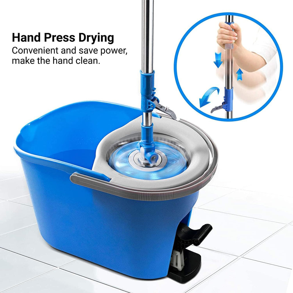 Spin Mop and Bucket with Wringer and Foot Pedal T533660