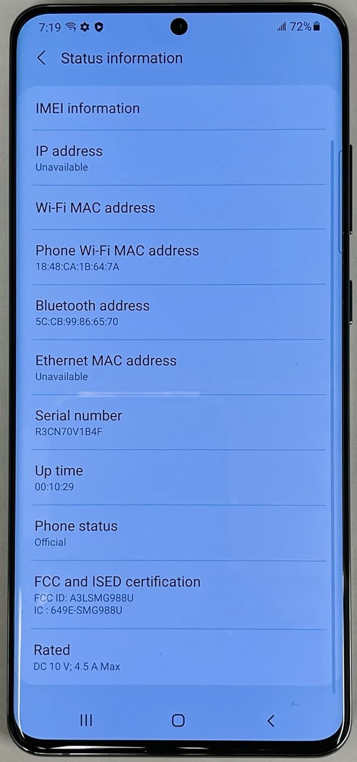 Galaxy S20 Ultra 128GB Unlocked (Renewed) R236863