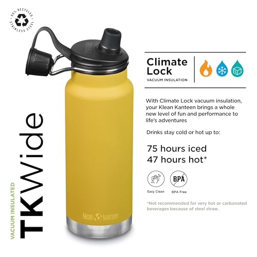 Insulated Wide 32oz Water Bottle with Chug Cap J76248