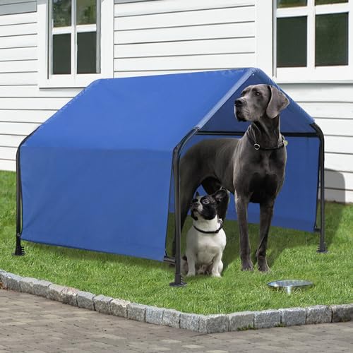Outdoor Pet Shade Canopy Tent for Medium to Large Dogs Y824388