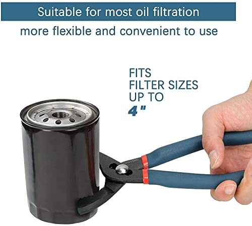 Oil Filter Wrench Set, 12" & 16" Adjustable Pliers, Removal Tool C723755