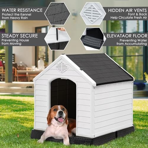 Outdoor Insulated Dog House for Small to Large Dogs G82930