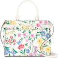 Kate Spade New York womens Kate Spade Staci Medium Top Zip Satchel Crossbody Garden Bouquet - Cream Multi