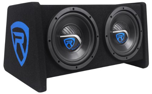 1000W Dual 10" Car Subwoofer Enclosure with Amp Kit F1821