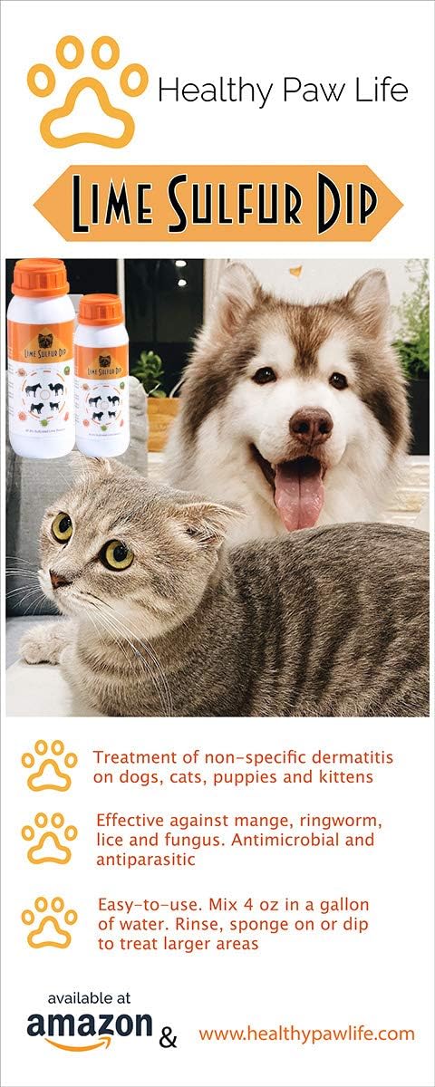Lime Sulfur Dip for Dogs, Cats, and Horses Z64876
