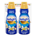 Aurecor Recipe Card bundle with Coffee creamer International-Delight Coffee Creamer, French Vanilla, 2 pack 32 oz. Non-dairy Creamer, packaging may vary