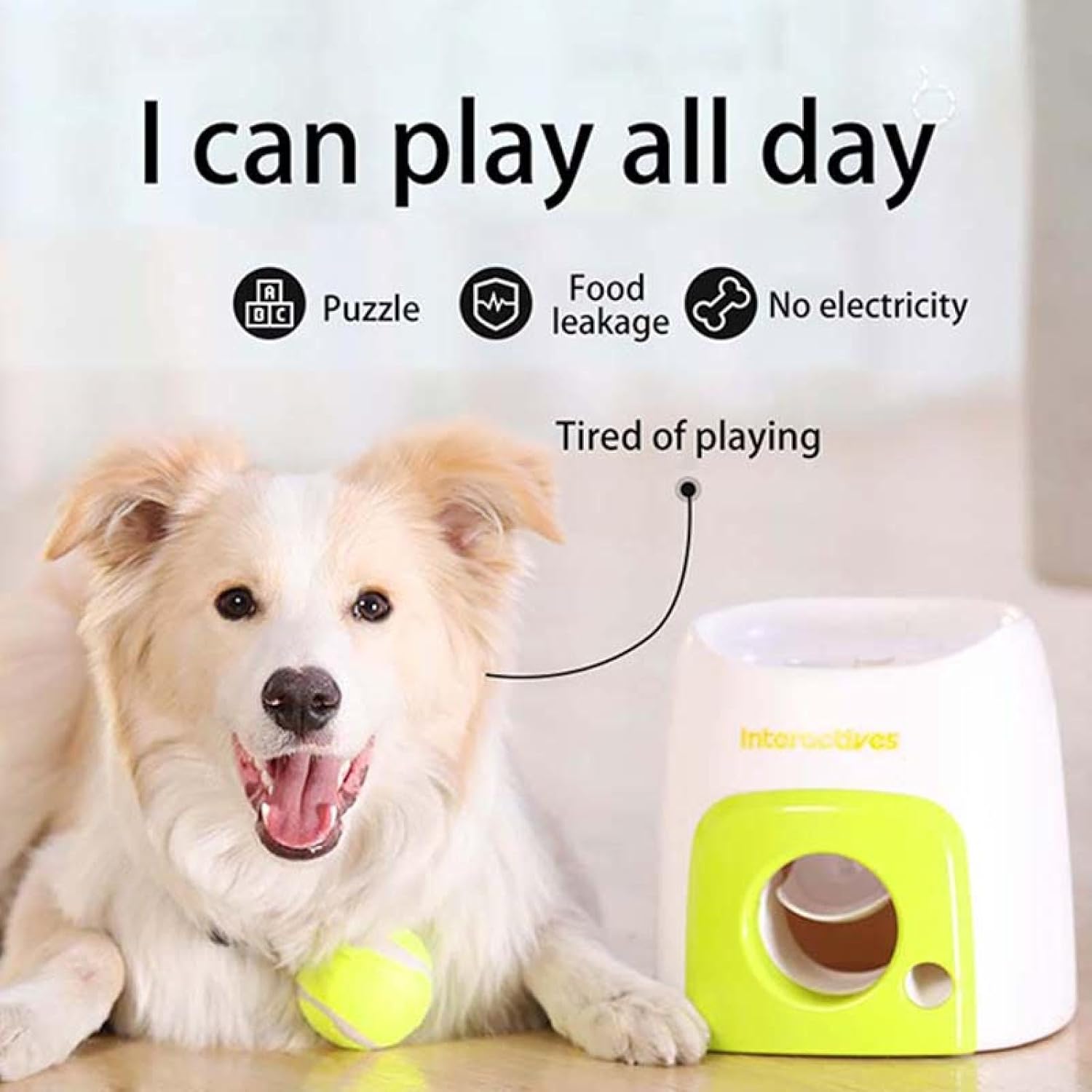 Dog Tennis Ball Launcher Toy for Interactive Play V463