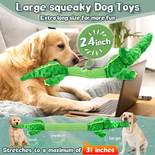Large Squeaky Plush Dog Toys for Large Dogs W9199
