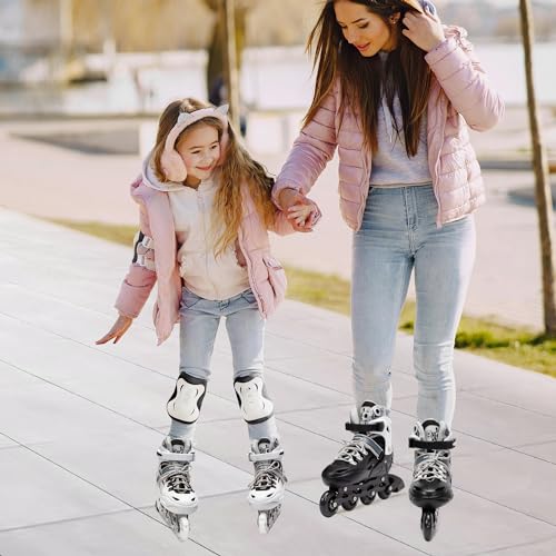 Adjustable Inline Skates with Light Up Wheels for Kids and Adults H78895