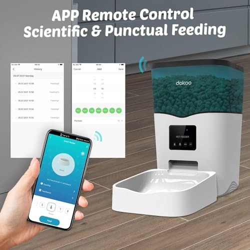 Automatic Cat Feeder with App Control and Portion Timer, 3L H31546