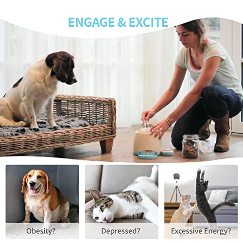 Automatic Treat Dispenser with Remote Button for Dogs and Cats E80803