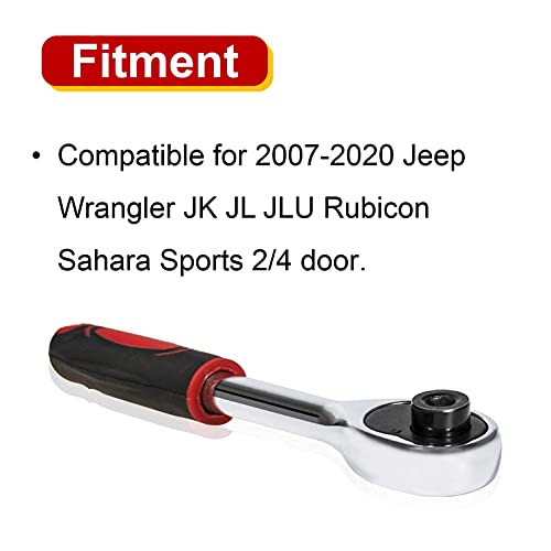 Torx Screw Removal Tool Kit for Jeep Wrangler JK JL 2007-2024 F280651
