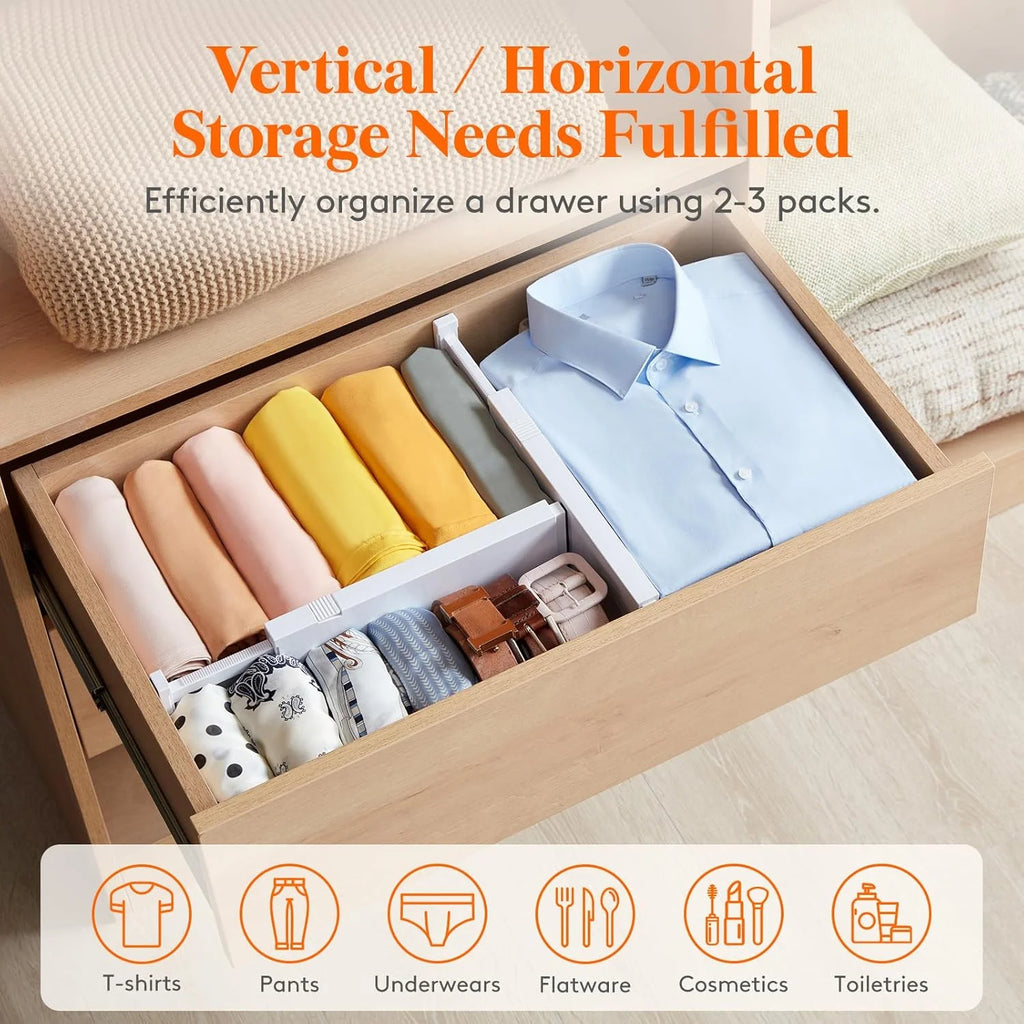 White 14-Compartment Drawer Organizer O8330