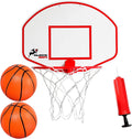 Mini Basketball Hoop - Indoor Basketball Hoop - Durable Plastic Basketball Hoop Indoor for Kids and Adults - No Assembling - Premium Basketball Indoor Game with Ball and Pump