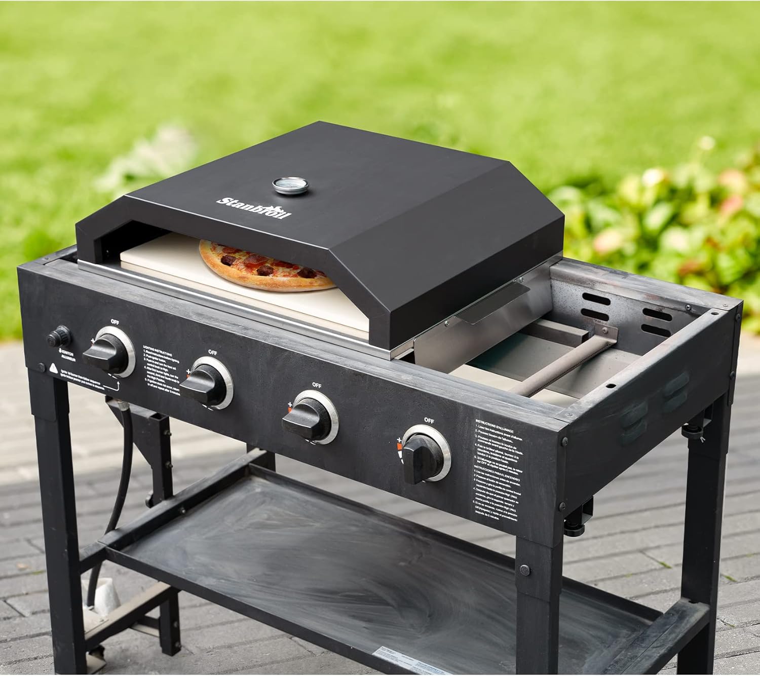 Pizza Oven for 36" Gas Griddle with Pizza Stone C962