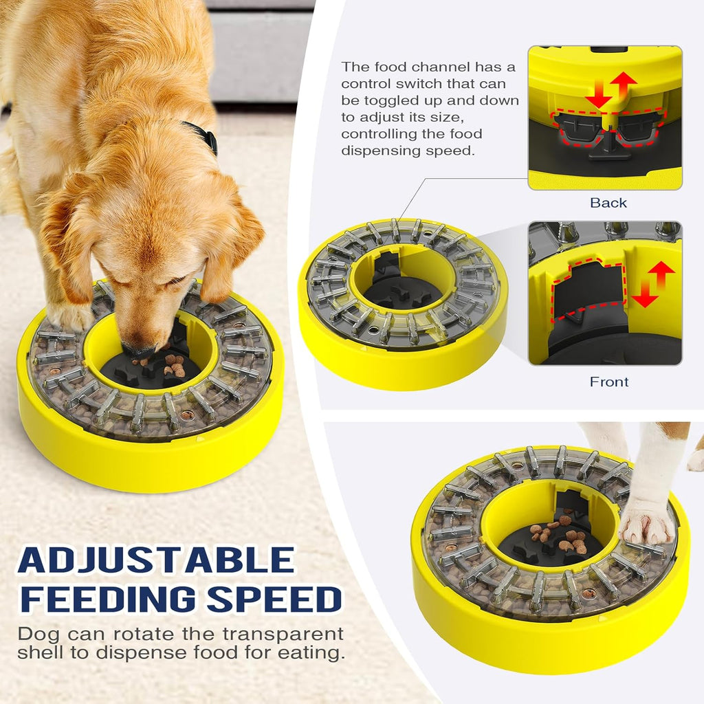 Dog puzzle toy with treat dispenser for mental stimulation Y155052